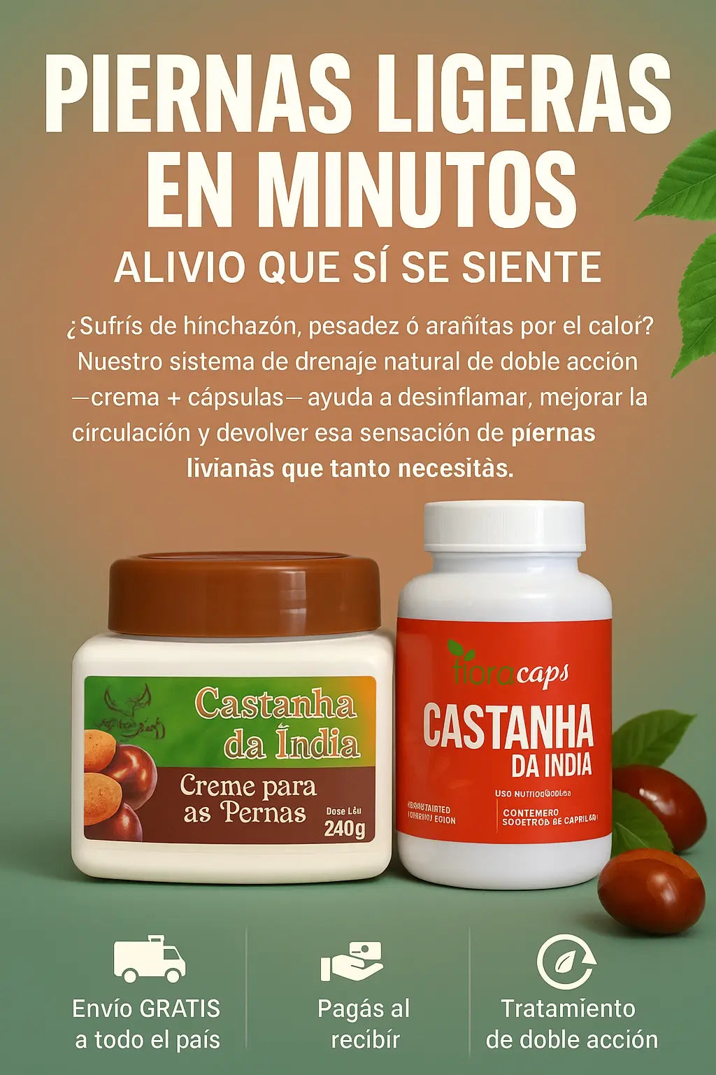 Kit Doble accion de Castaña de India